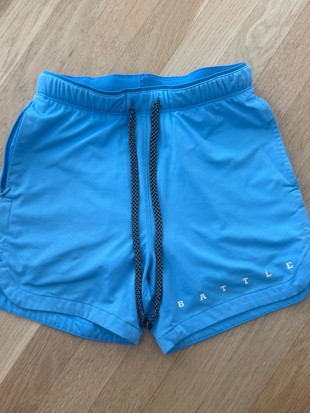 Youth Light Blue Battle Shorts w Liner